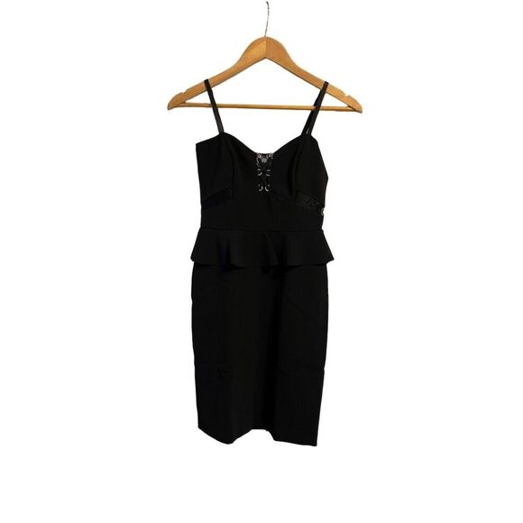 Parker Women's XS Black Sachi Combo Dress - Picture 12 of 13